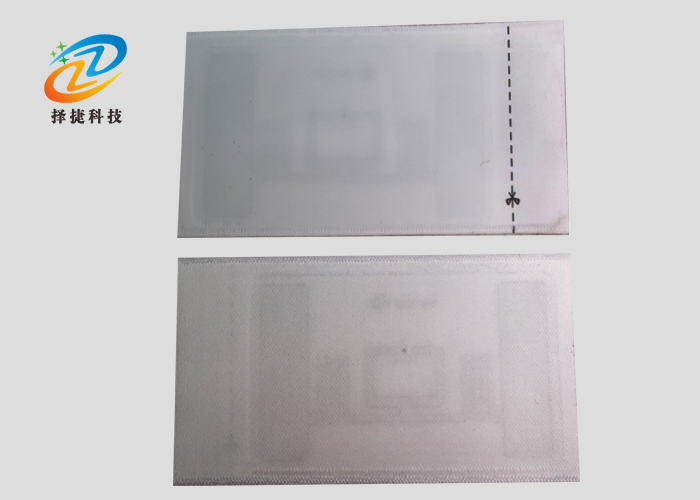 RFID緞帶織嘜服裝電子標簽ZJ7040-上海擇捷智能科技有限公司