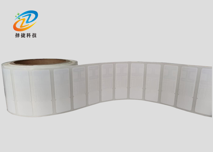 超高頻空白銅版紙標(biāo)簽ZJ0101 60*22mm產(chǎn)品實(shí)拍圖