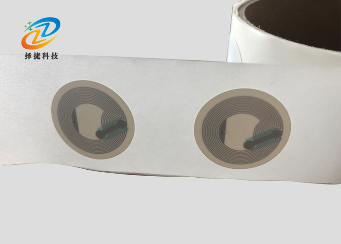 高頻不干膠標簽Ntag 213 直徑25mm實拍展示圖二