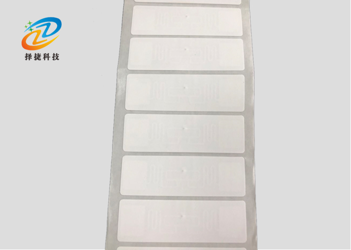 不干膠電子標簽（白標簽）70*17mm產品實拍展示一