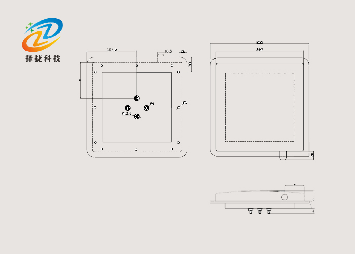 超高頻rfid讀寫器ZJ501-8DBI實拍展示圖二