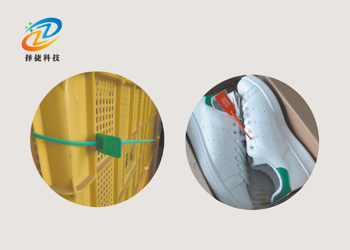 扎帶RFID防偽標簽ZJ-DZ006應用展示圖