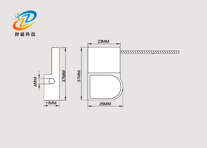 電子鉛封標簽ZJ-02H實拍展示圖二