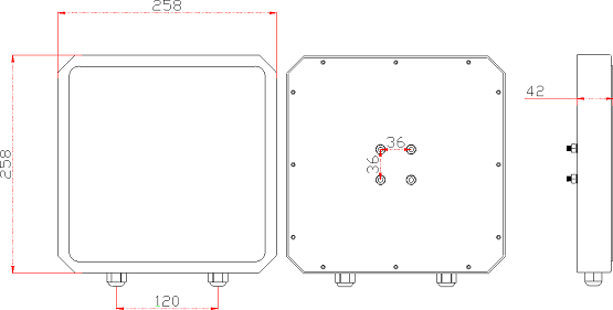 遠距離超高頻電子標簽閱讀器ZJ903-9DBI展示圖1